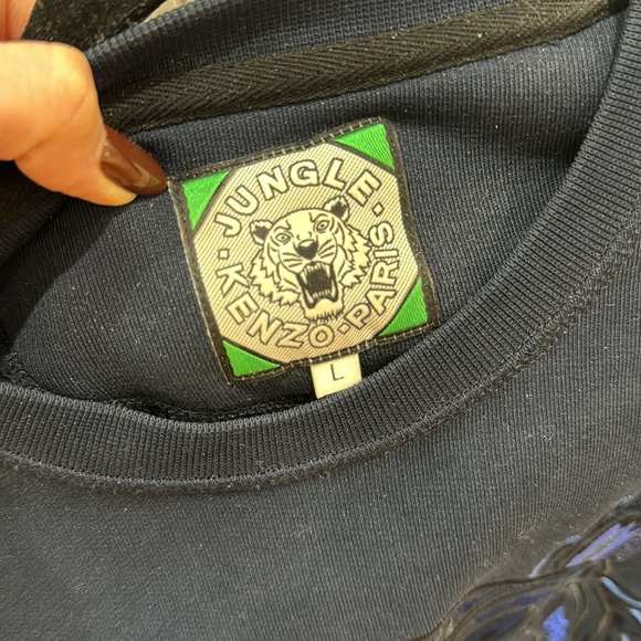 Kenzo Navy Sweater - Picture 2 of 4